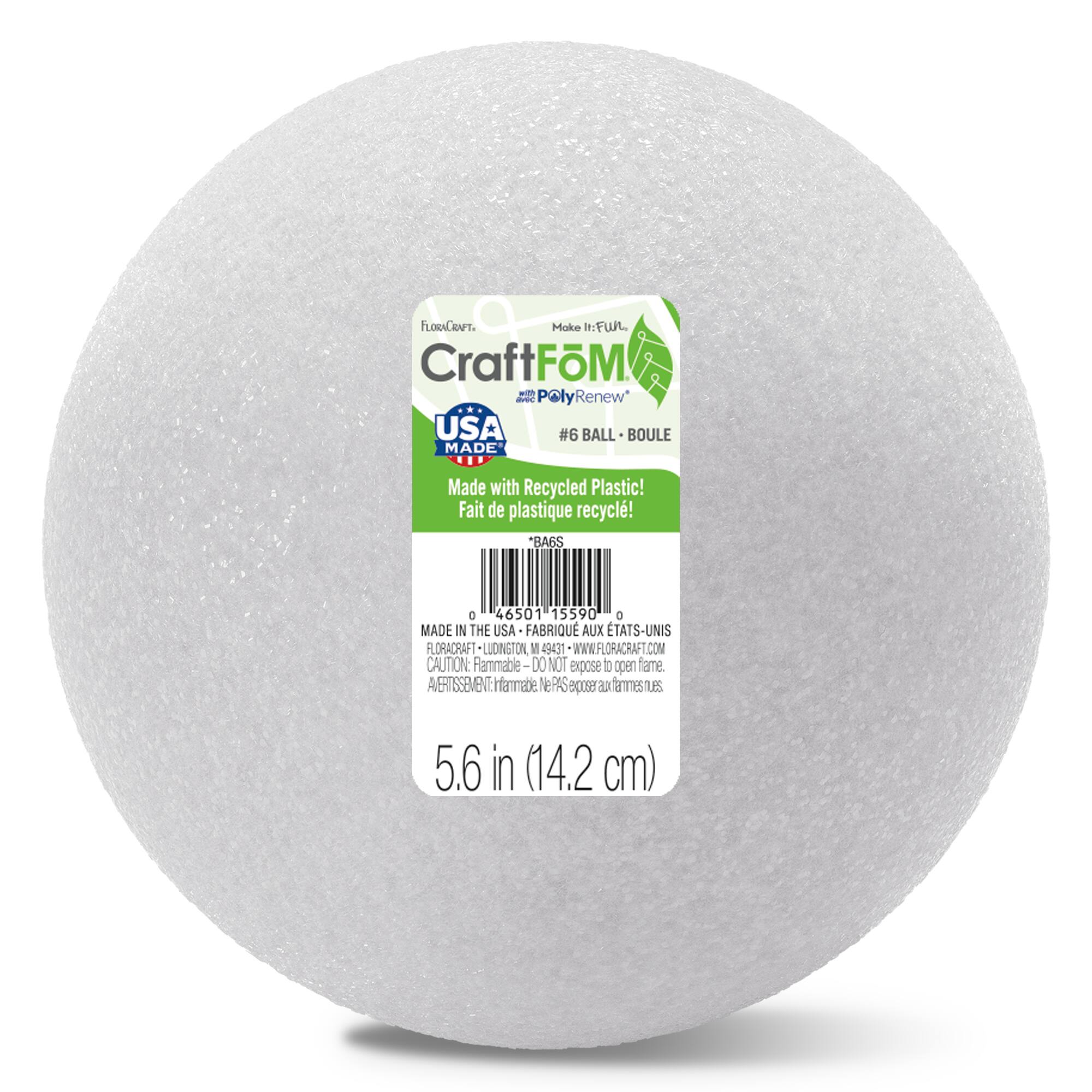 12 Pack: FloraCraft® CraftFōM® 5.5" White Ball